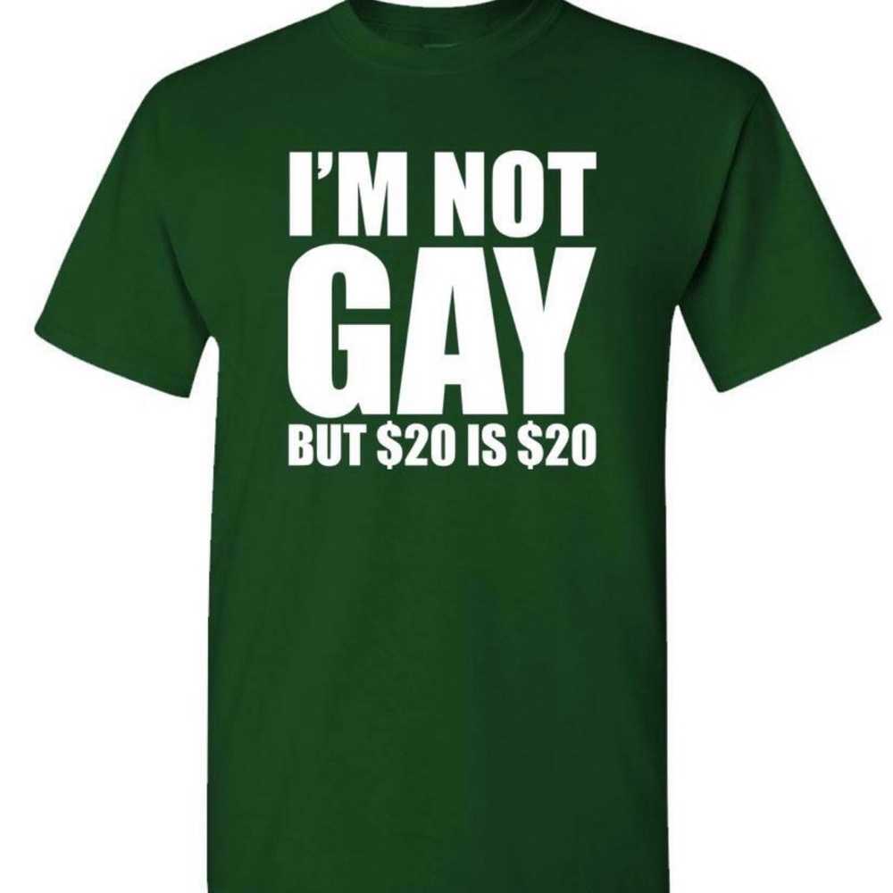 Classic Green Statement Tee (SIZE S,L)